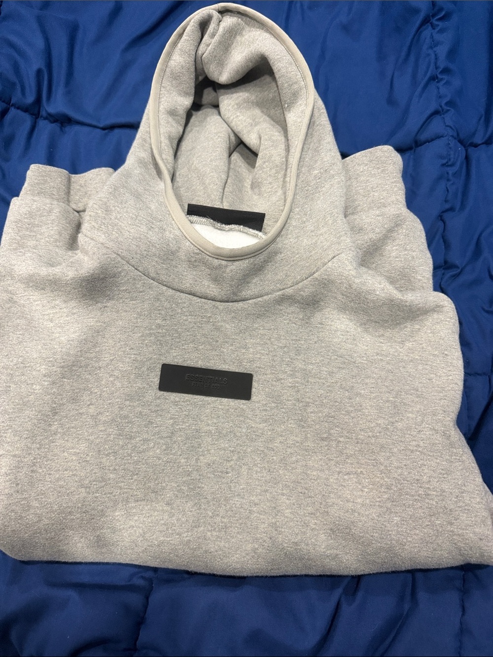 Essentials Light Gray Hooded sweatshirt ( fear of god)